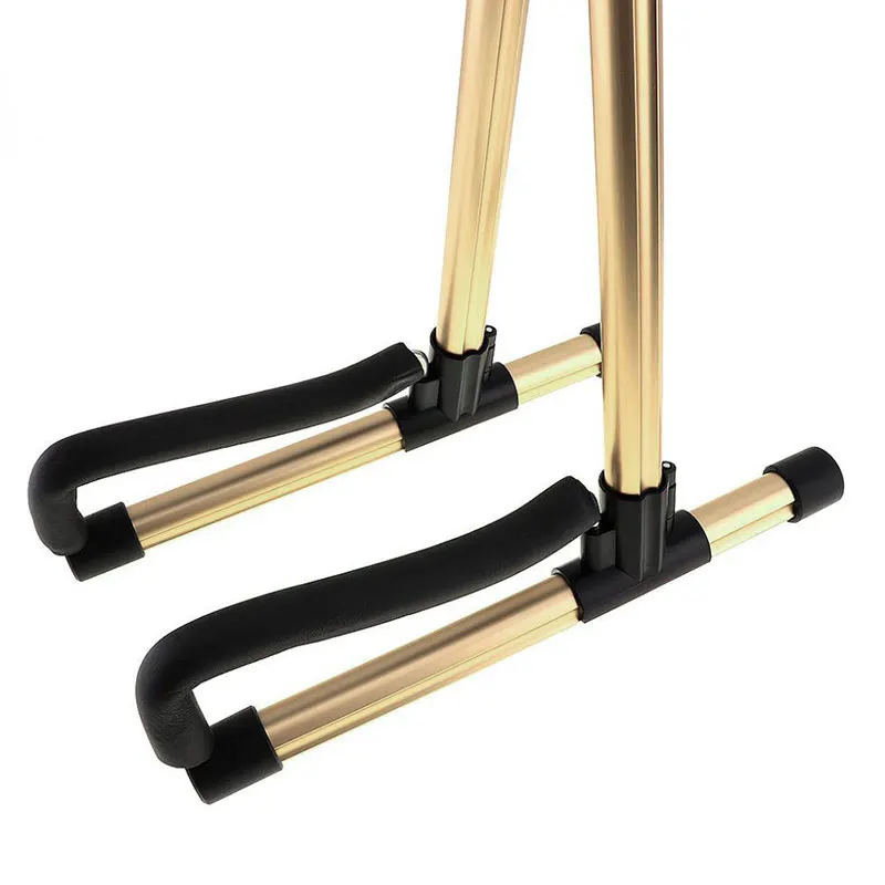 3 farben gitarre stand universal folding a rahmen für akustische elektrische gitarre gitarre boden stehen halter free global shipping