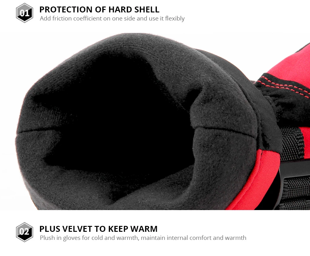 SUOMY Motorcycle Gloves Men Waterproof Windproof Winter Guantes Moto Gloves Touch Screen Motorbike Riding Gloves