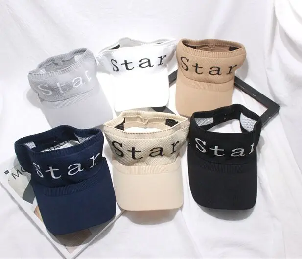 Летние женские вязаные шапки с козырьком от солнца Пляжная шапка надписью SO WHAT