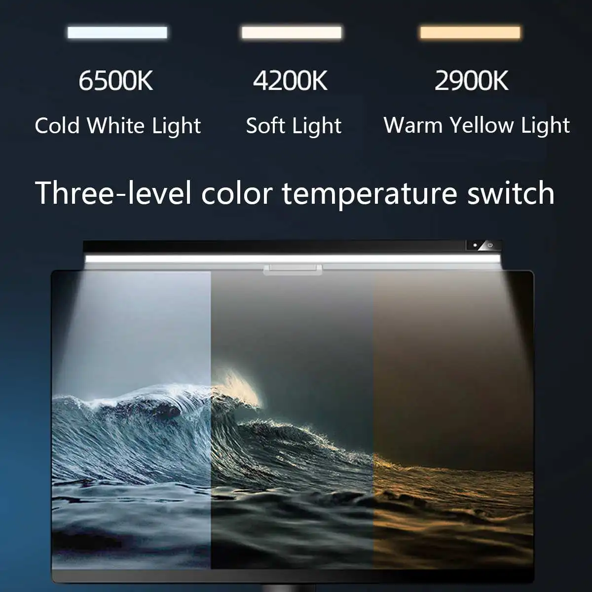 Бесступенчатая Съемная Уход за глазами светодиодный настольный ПК лампа для