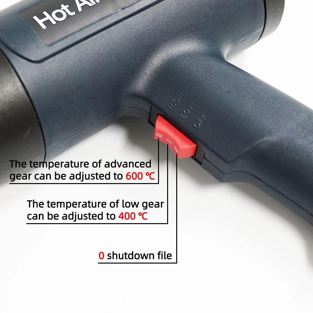 Термопистолет Электрический с регулируемой температурой и ЖК-дисплеем |