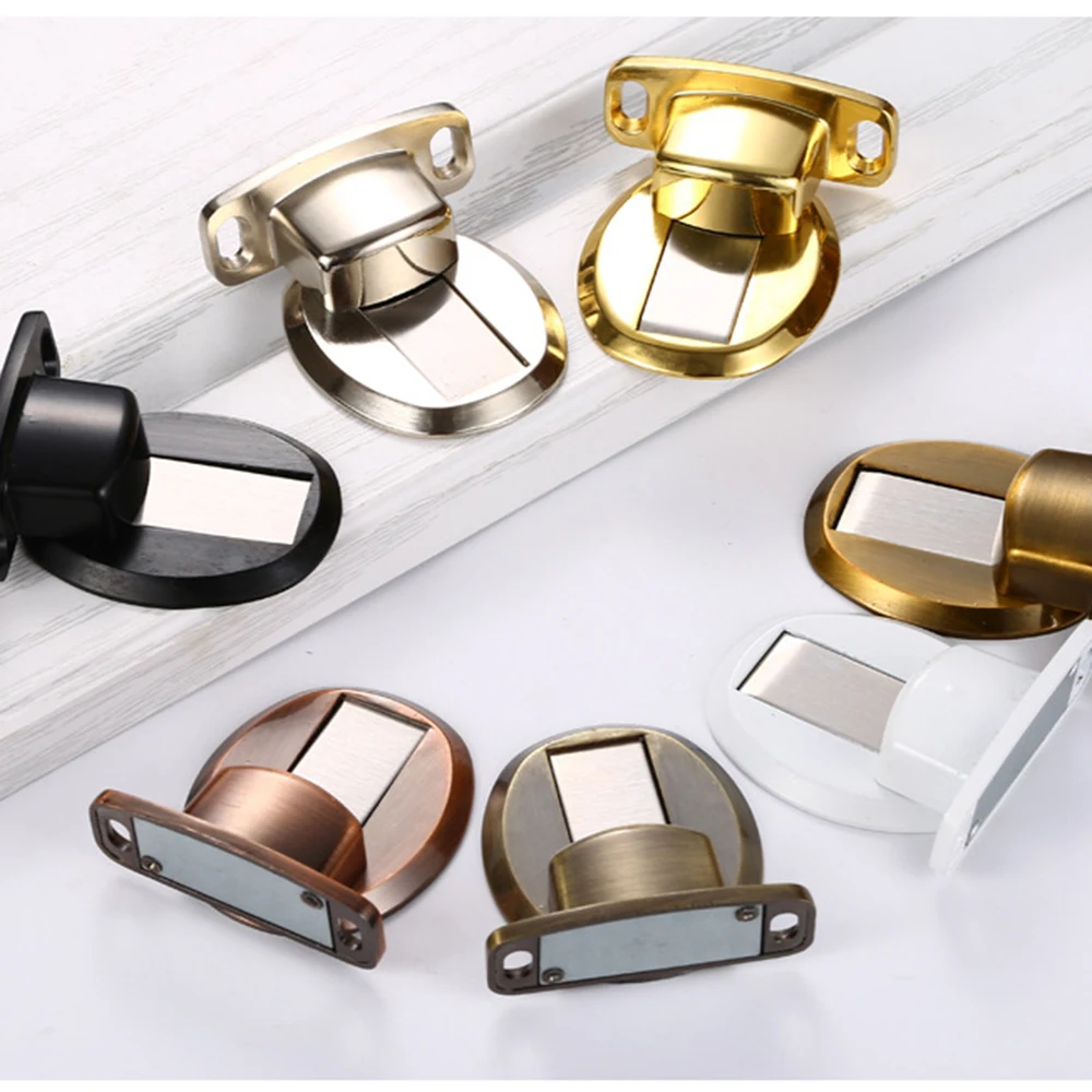 Нержавеющая сталь твердый Невидимый удар-бесплатно анти-столкновения дверной