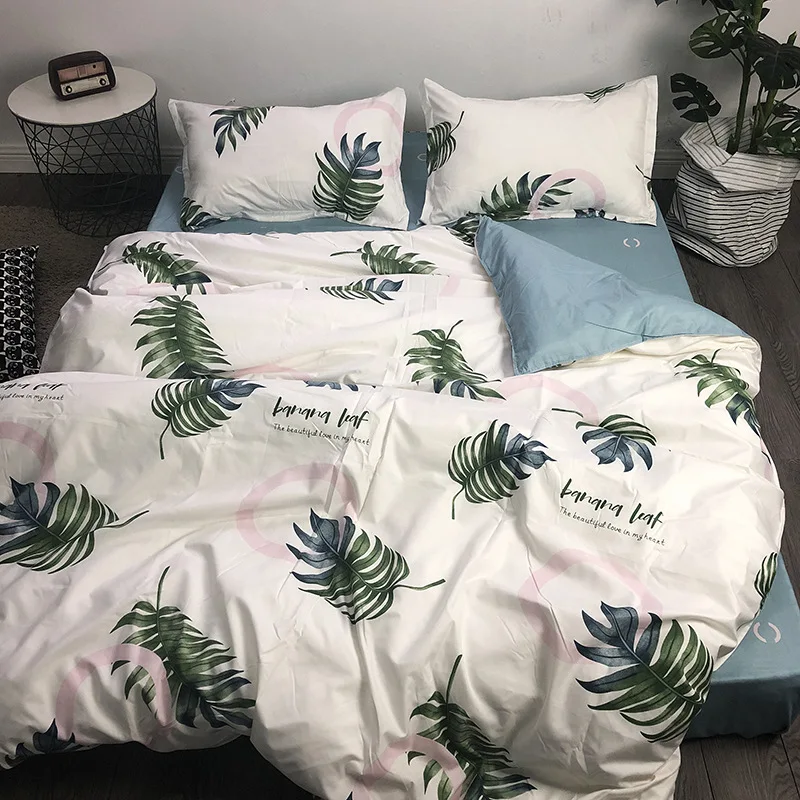 Простое одеяло постельные принадлежности пододеяльник хлопок двуспальные