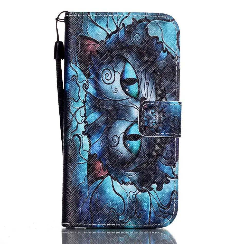 Роскошный чехол-книжка с рисунком для samsung Galaxy S8 S7 Edge S6 Edge S5 mini S4 mini i9190 i9300 S3 mini i8190 защитный чехол