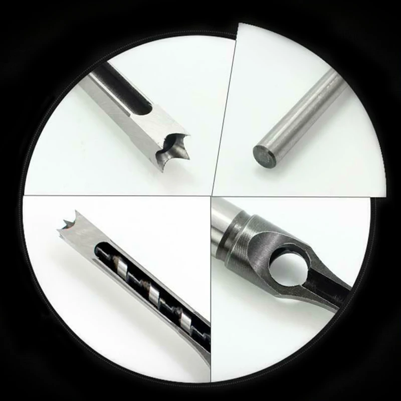 

Handle Chisel Drill Set High Speed Steel Woodworking Tools Strong Hardness 6.4/8/9.5/12.7mm S7