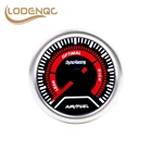 Автомобильный измеритель уровня воздуха и топлива Lodenqc, 2 дюйма, 52 мм, дымовая линза, датчик соотношения воздуха и топлива, супер яркое светодиодное освещение