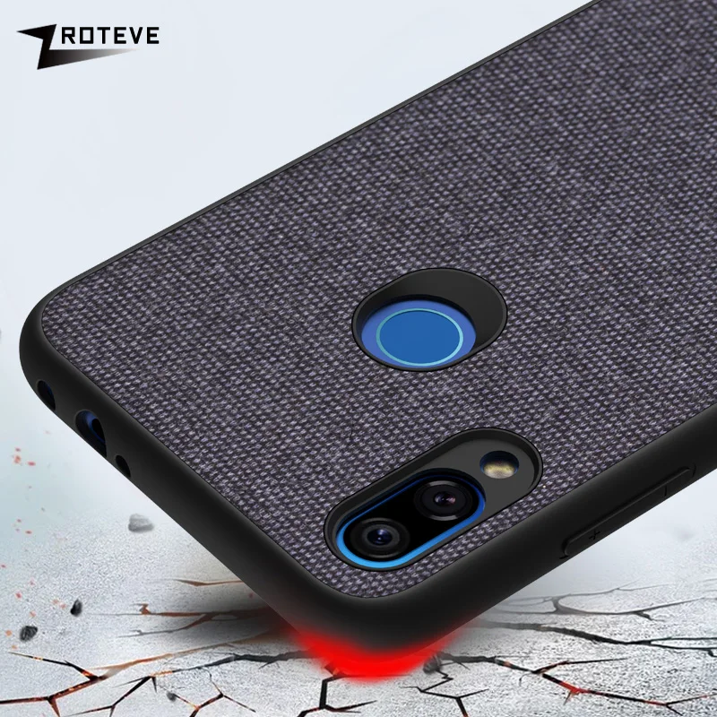 Чехлы для Redmi Note 7 чехол из силикона ТПУ холст задняя крышка мягкая ткань Xiaomi Note7 6 5