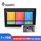 Автомагнитола Podofo, 2 Din, Android 9,0, 9 дюймов, HD, Bluetooth, Wi-Fi, GPS, FM-радио