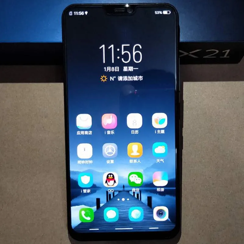 Vivo X21, мобильный телефон, четыре ядра, 6,28 дюймов, ips, 2280X1080, 6 ГБ ОЗУ, 128 Гб ПЗУ, распознавание лица, отпечаток пальца, 8,1 МП, Android, смартфон