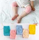 Детские Нескользящие наколенники с улыбкой для ползания на локтях, защитные наколенники, теплые наколенники для девочек, мальчиков, младенцев, малышей, Детские аксессуары