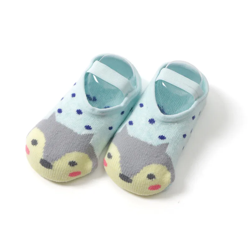 1 пара милые носки с героями мультфильмов Нескользящие хлопковые тапочки для