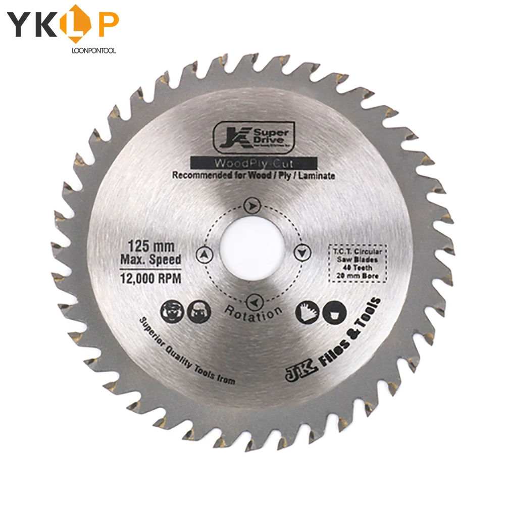 5 &quotЦиркулярный пильный диск для дерева пластика акрила деревообрабатывающий 40