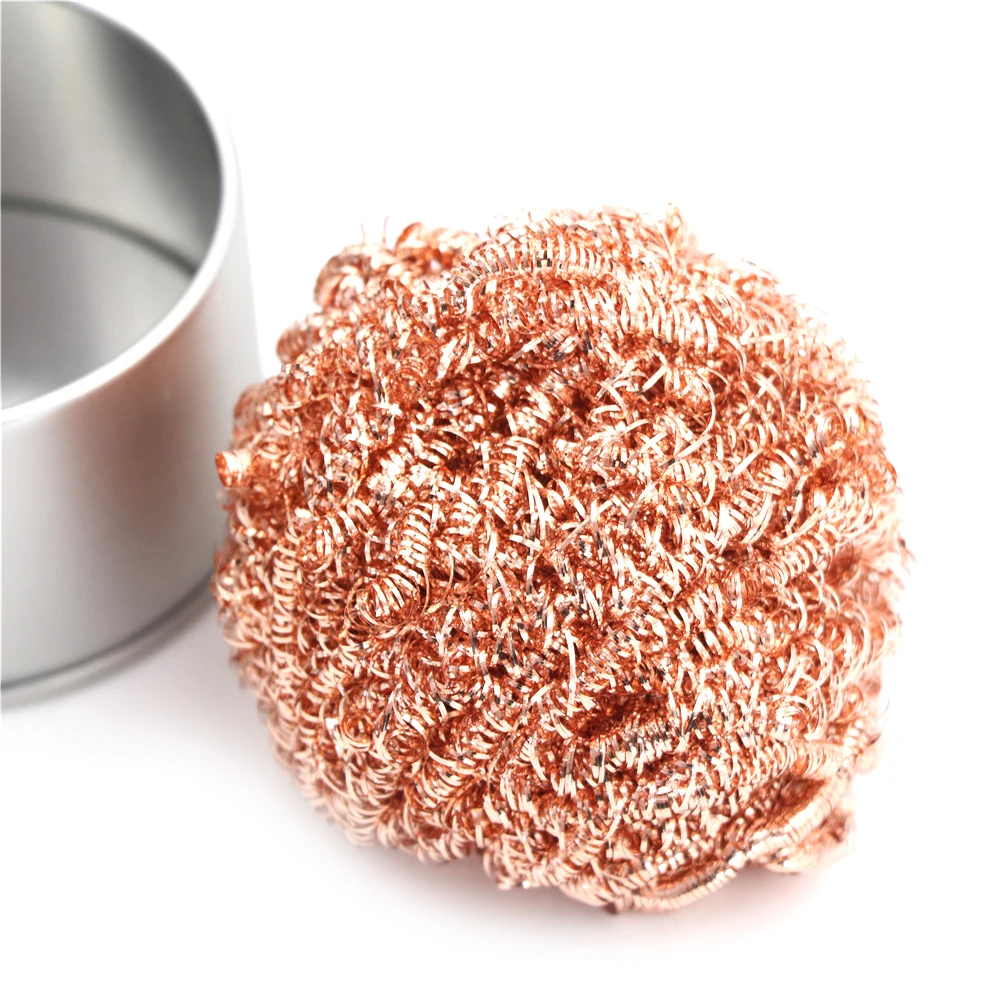

New Welding Soldering Solder Iron Tip Cleaner Cleaning Steel Wire Sponge Balls For Welding Tool Whosesale