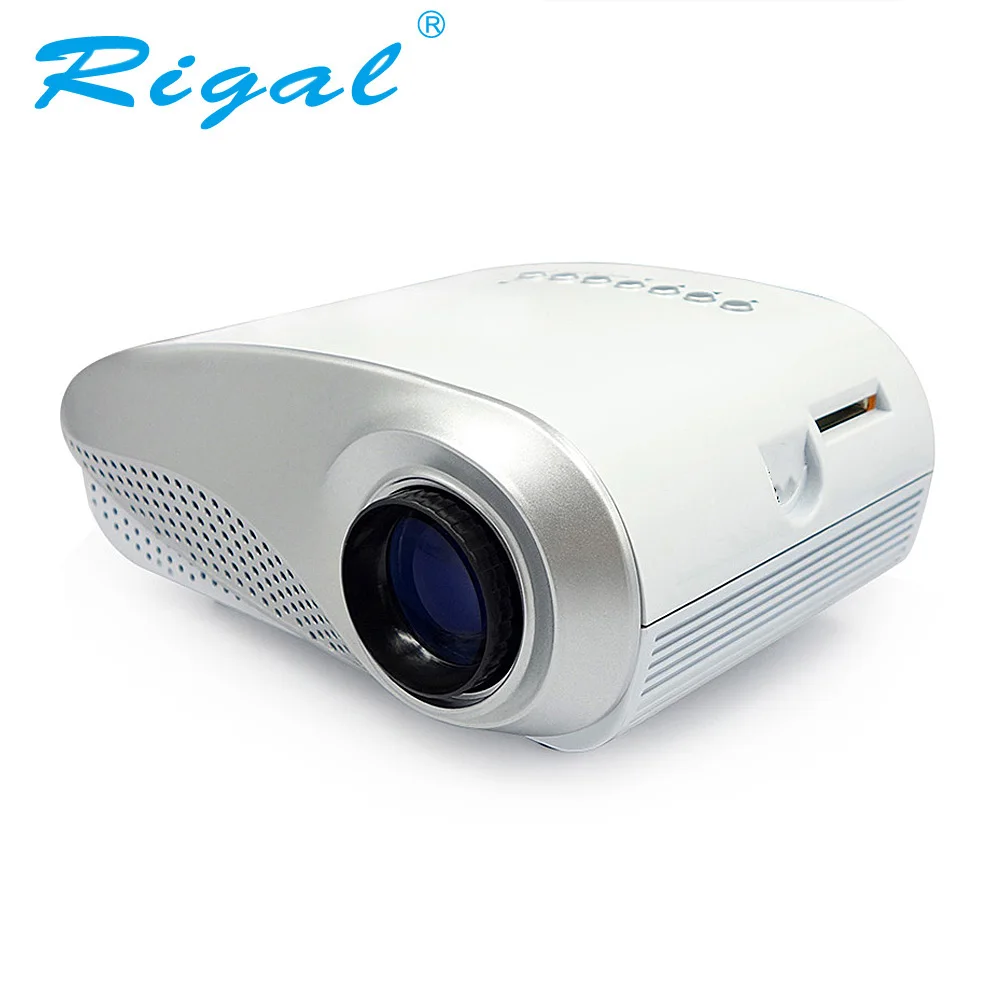 Rigal RD802 портативный мини проектор для домашнего кинотеатра светодиодный