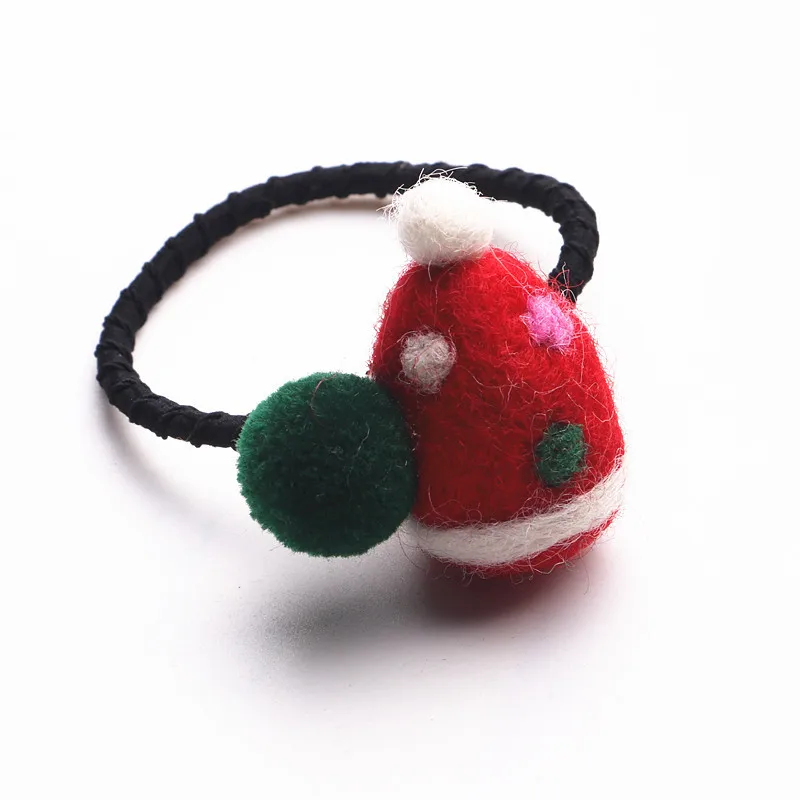 Рождественский подарок аксессуары для волос трехмерная резинка с узелком из