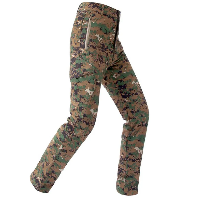 TAD V4.0 скрытень Акула кожа мягкая оболочка Военная OutdoorTactical куртка водонепроницаемая ветровка камуфляж армия OutHunting одежда - Цвет: jungle digital pants