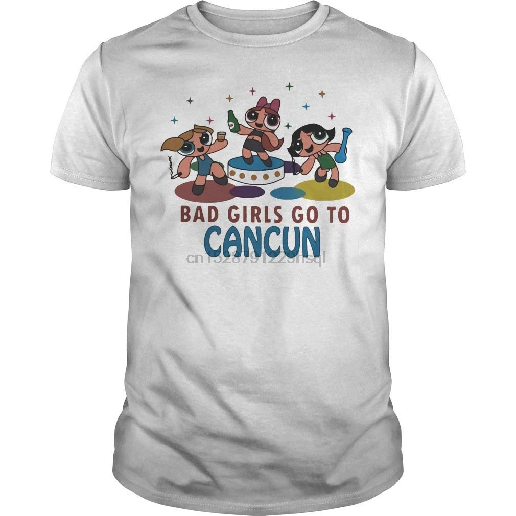 Powerpuff/футболка для девочек Bad Girls Go To Cancun футболка с принтом человека хипстерский