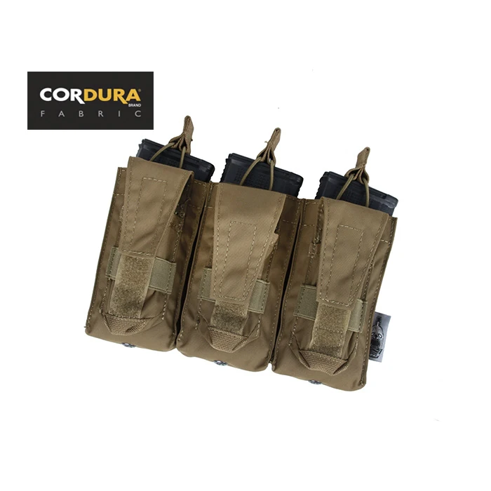 TBS Tactical M4 и пистолет тройной подсумок комбо Открытый верх Molle Mag Pouch панель