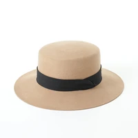 real woolen fedoras hat for ladies british felt trilby panama hat for women fashion vintage winter hat sombrero church jazz hat