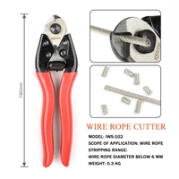 iwiss pliers iws 102 stainless steel wire rope scissors crimping tool wire rope cutter