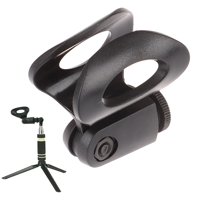 

Multifunction Practical Portable Black Microphone Holder Universal Stage Clip Stand Adjustable Newest
