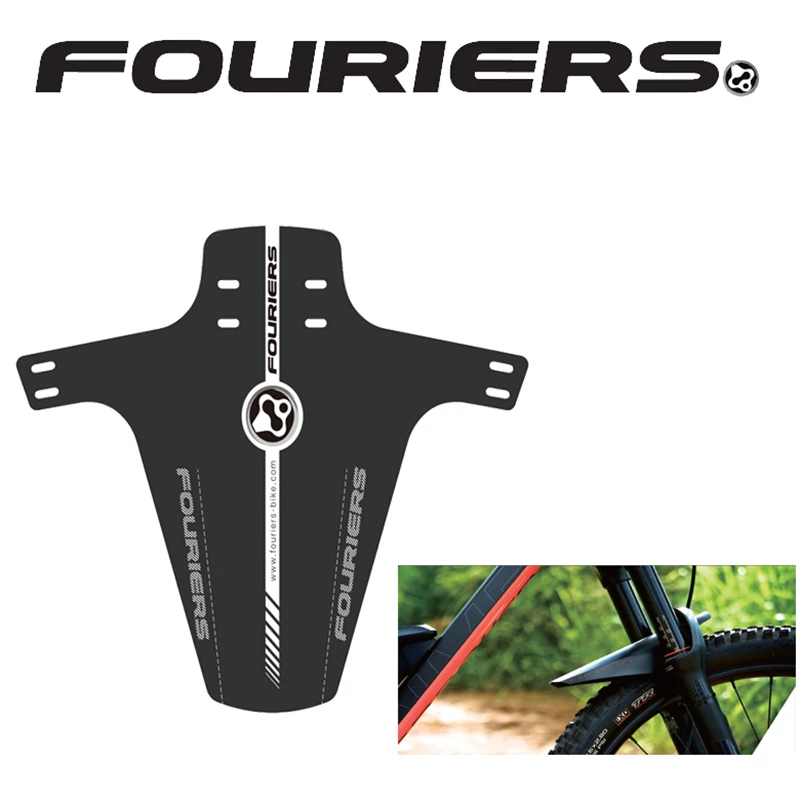 Заднее и переднее крыло для велосипеда FOURIERS MTB быстросъемный черный|крылья| |