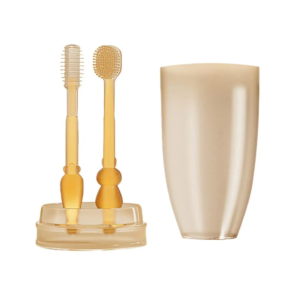 

3 шт., Силиконовые Зубные щётки для малышей, 12 месяцев