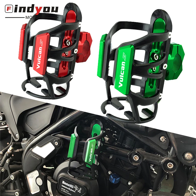 

For KAWASAKI VULCAN S 650 VN650 high quality Motorcycle CNC Beverage Water Bottle Drink Cup Holder Mount