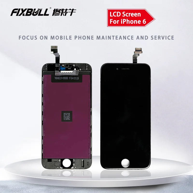 ЖК-дисплей FIXBULL AAA +++ для iPhone 6, 6S, 7, 8 Plus, 6s, X, XS, XR, 11 с 3D сенсорным экраном и дигитайзером в сборе