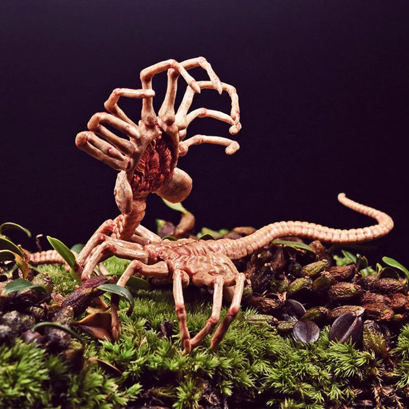 Горячая Распродажа 1/6 Хищник Чужой Facehugger Модель Рисунок Аксессуар игрушка