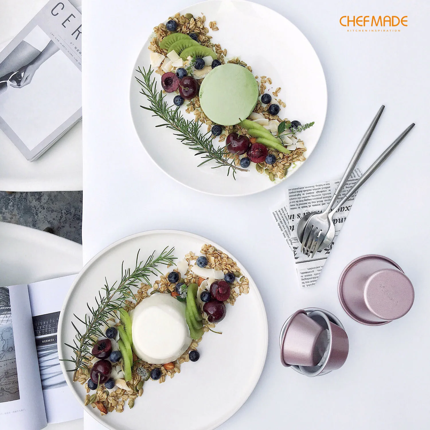 Форма для пудинга 3 дюймовая антипригарная форма желе анодированная торта