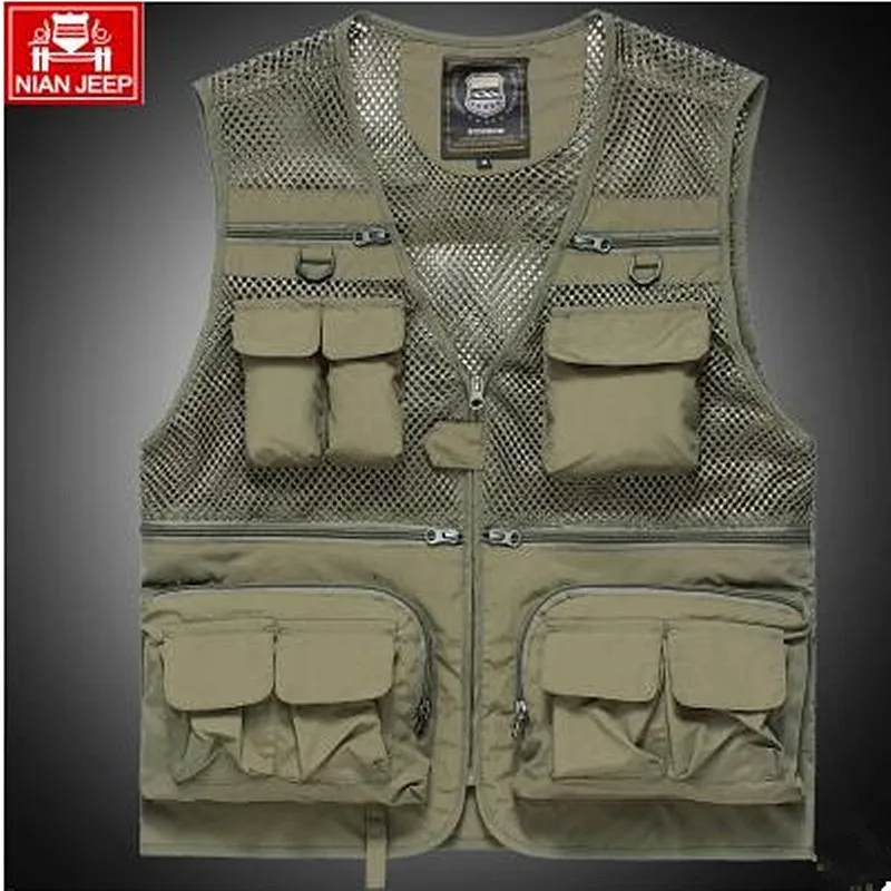 Жилет мужской Тактический с несколькими карманами брендовая безрукавка для