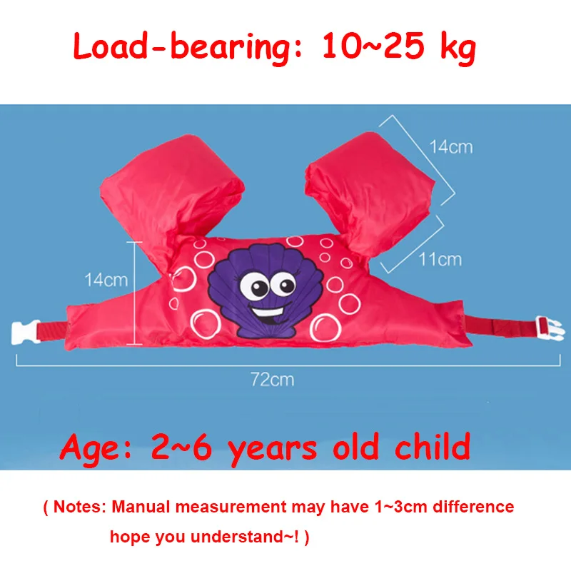 

Kids Foam Life Vest Puddle Jumper Arm Swimming Ring Baby Pool Float Sleeves Safety Water Jacket Child Armband Swim-trainer