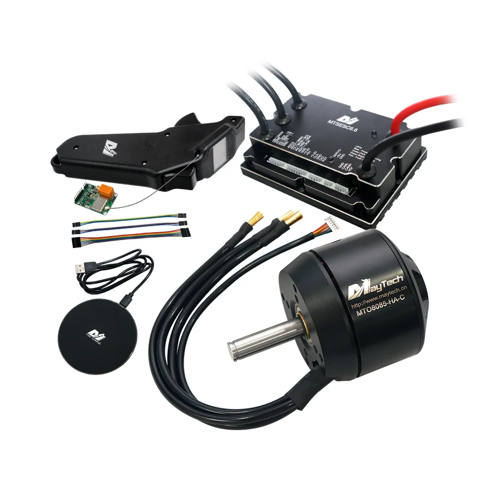 Maytech 8085 160KV бесщеточный Outrunner сенсорный BLDC двигатель 200A VESC_TOOL совместимый ESC MTSKR20WFV2 дистанционный DIY Esk8 Роботы