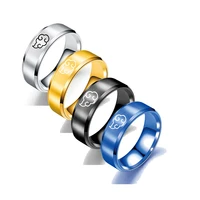 anime cosplay cloud rings japanese style animation cosplay ring stainless steel jewelry titanium steel mens rings