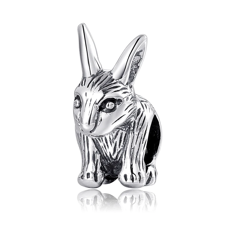 Really 925 Sterling Silver Lovely Puppy Bead Fit europeu Charms Original Bracelet Dog Animal DIY Jewelry Making New 2021 | Украшения и