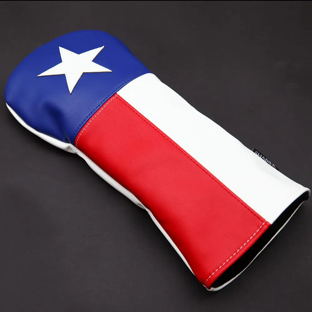 Чехол для головы Техасского гольф клуба Премиум кожаные головные уборы ручной