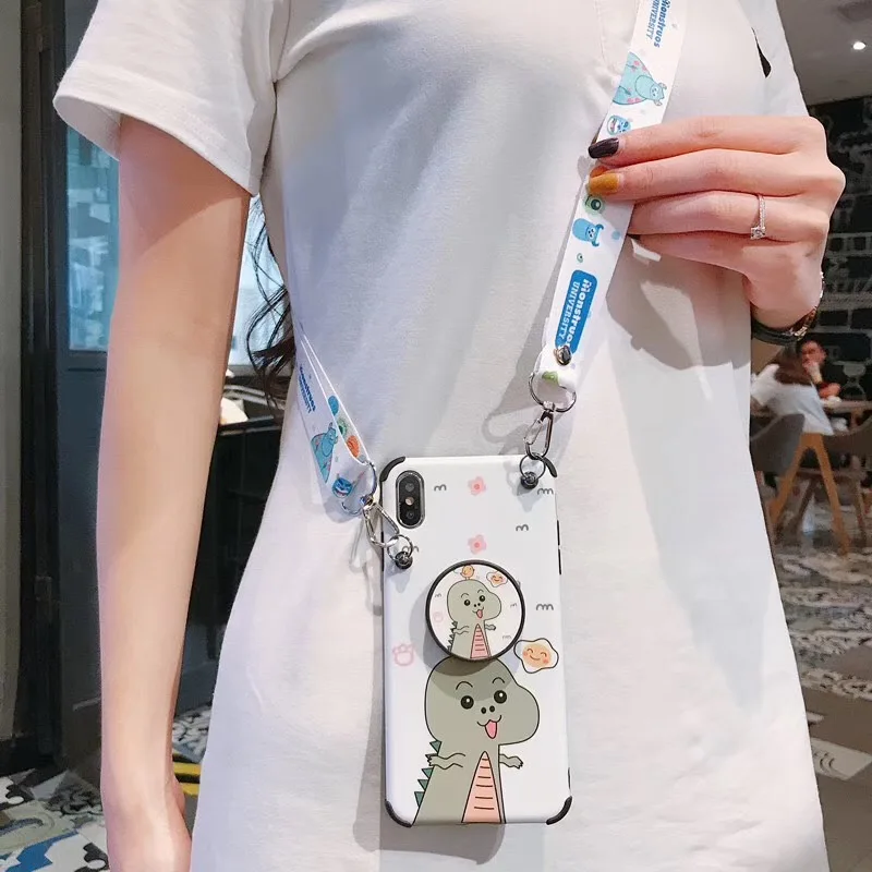 Милый мультяшный Единорог Улица Сезам ремешок чехол для iphone 6 6S 7 8 plus X XS XR Max стенд держатель мягкий IMD телефон couqe