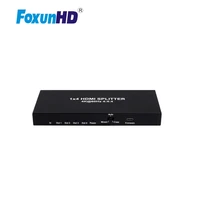 foxun 1 in 4 outs hdmi splitter with edidhdcp2 2 sp06s 4k60hz hdr hdmi splitter 1x4