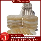 Tontin16 шт.сетоt камень топаз нефритовый массаж тела горячий камень для салона красоты с подогревом Женский комплект массажных камней для ухода за здоровьем