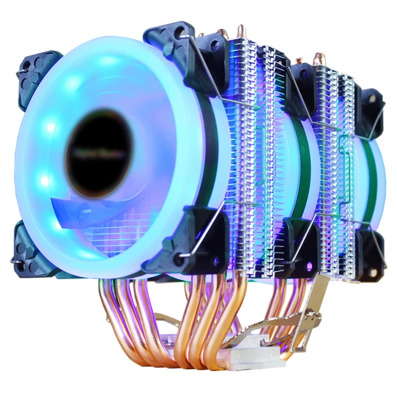 

BT6 6 Heat Pipes PC Quiet CPU Cooler 4Pin PWM 90mm Fan for Intel LGA 775 1150 1151 1155 1366 AMD AM4 AM3 AM2 CPU Cooling Fan