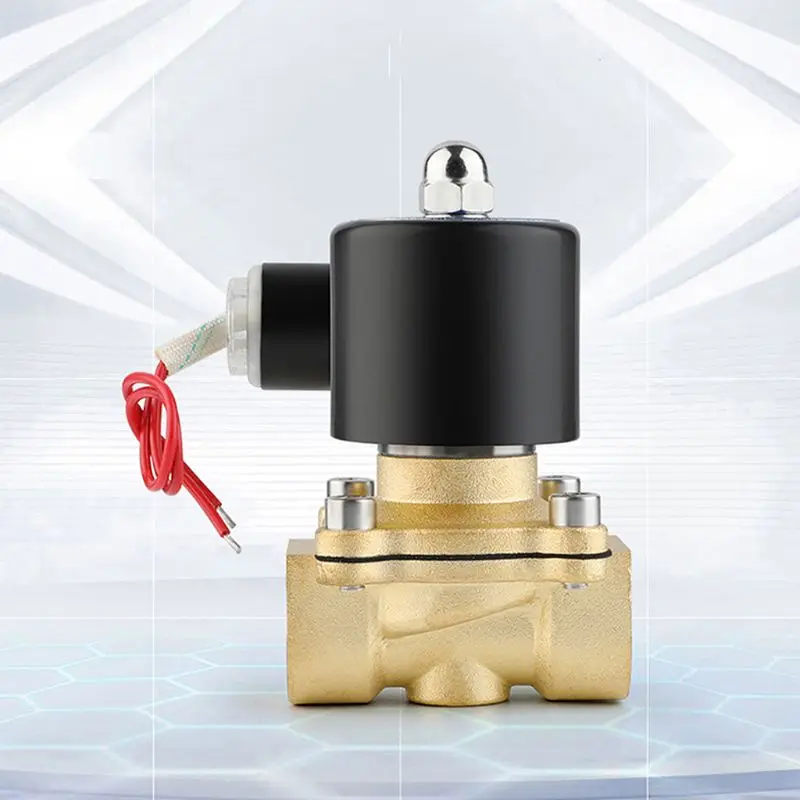 1/" AC220V Электрический электромагнитный клапан пневматический контроль потока нормально закрытый 2 способа орошения обратного осмоса системы водяного масла A