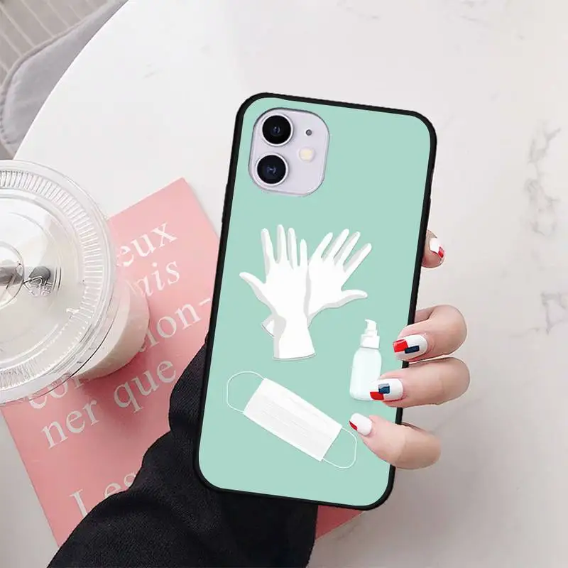 Маска иллюстрация iphone 11 Чехлы coque fundas для PRO MAX X XS XR 4S 5S 6S 7 8 PLUS SE 2020 | Мобильные