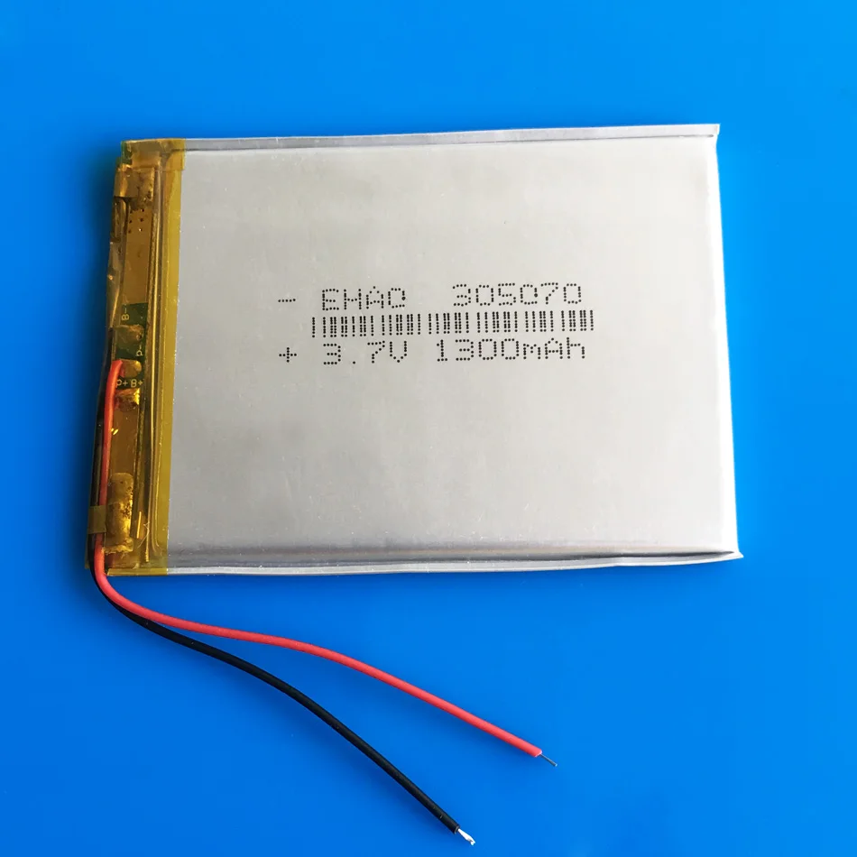 3 7 V 1300mAh литий полимерный Перезаряжаемые батарея 3*50*70 полимерные элементы для GPS