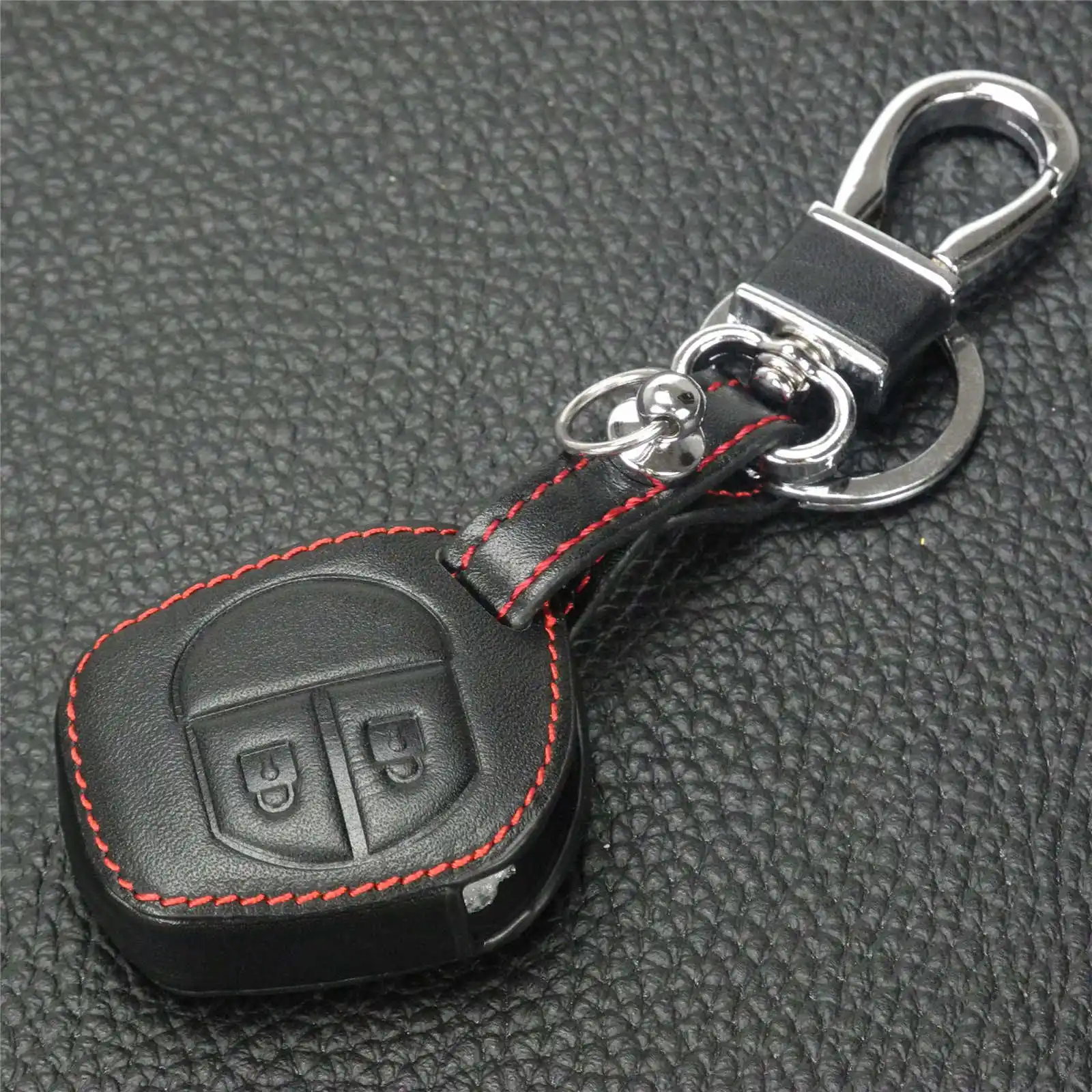

Bilchave 2 Buttons Hand-stitched leather Remote Car Case Cover Fob For Suzuki SX4 Swift Liana Vitara Jimny ALTO IGNIS ESTEEM