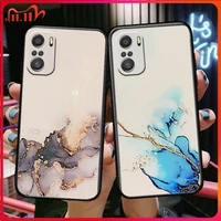 watercolor painting for xiaomi redmi note 10s 10 9t 9s 9 8t 8 7s 7 6 5a 5 pro max soft black phone case