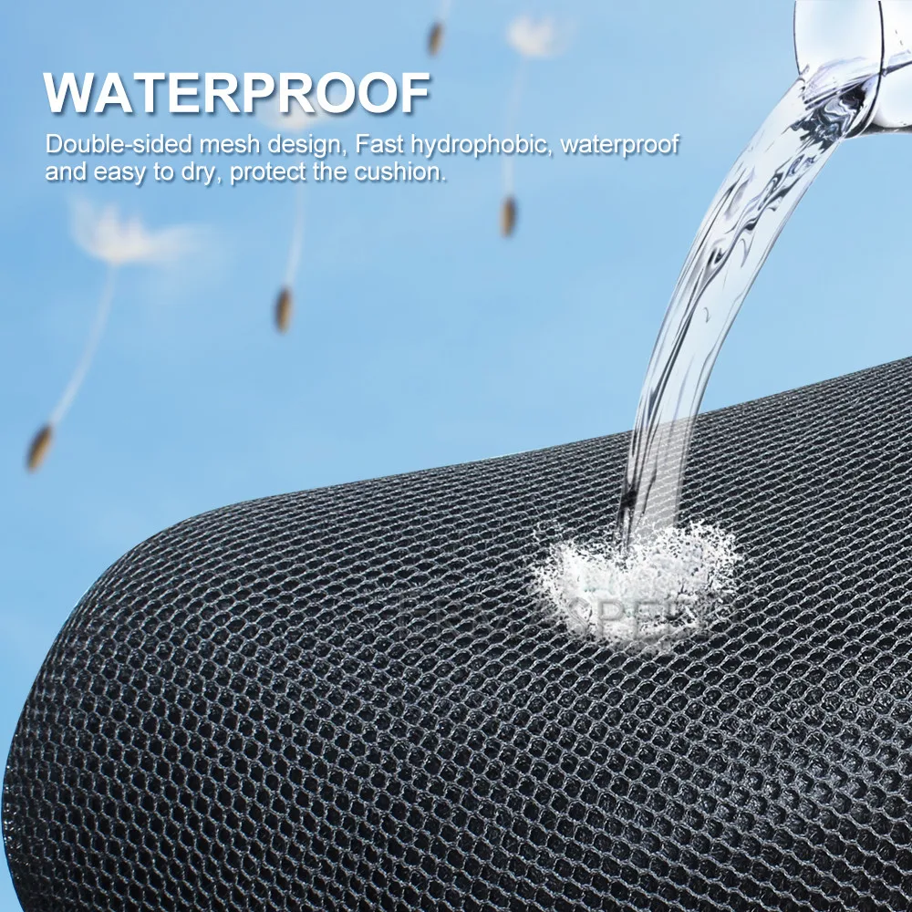 Универсальный чехол для сиденья мотоцикла M/L/XL сетчатый 3D протектор дышащий