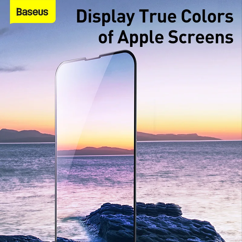 Baseus 2 шт. 0 23 мм защита для экрана закаленное стекло iPhone 13 Pro Max полное покрытие