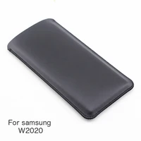 w2020 universal fillet holster phone straight leather case retro simple style pouch for samsung w2020 phone bag