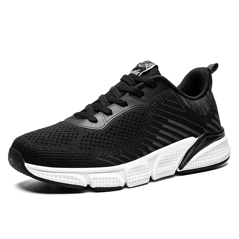 Черный Zapatillas hombre Deportiva теннисные туфли для мужчин Tenis Бланкос мужские кроссовки высокие кроссовки дизайнеры спортивная обувь - Цвет: Черный